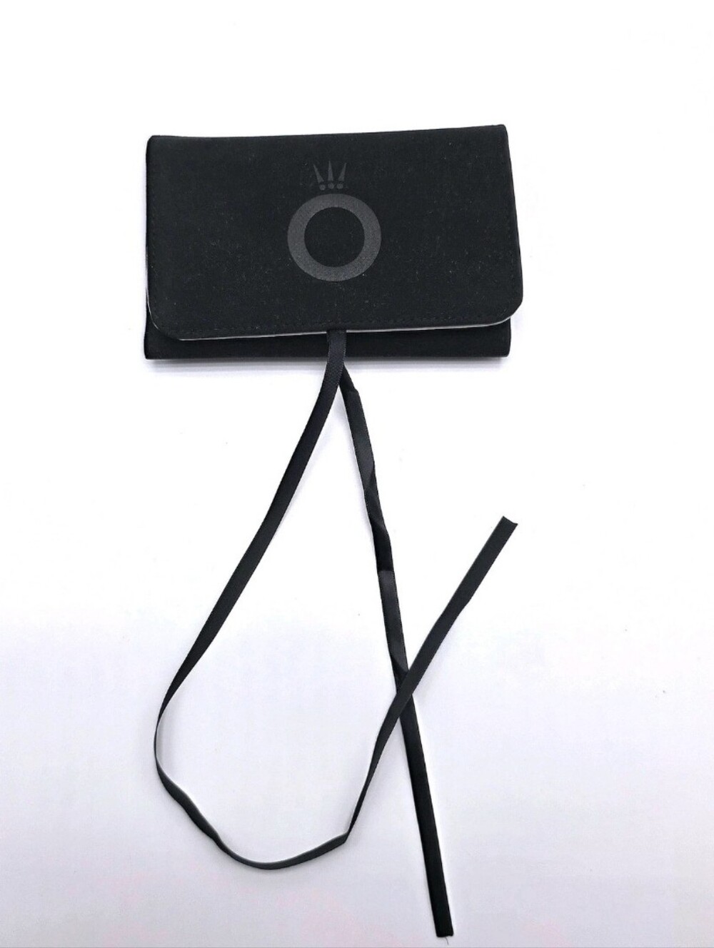 Pandora Black Flocked Jewelry Travel Roll Organizer NWOT